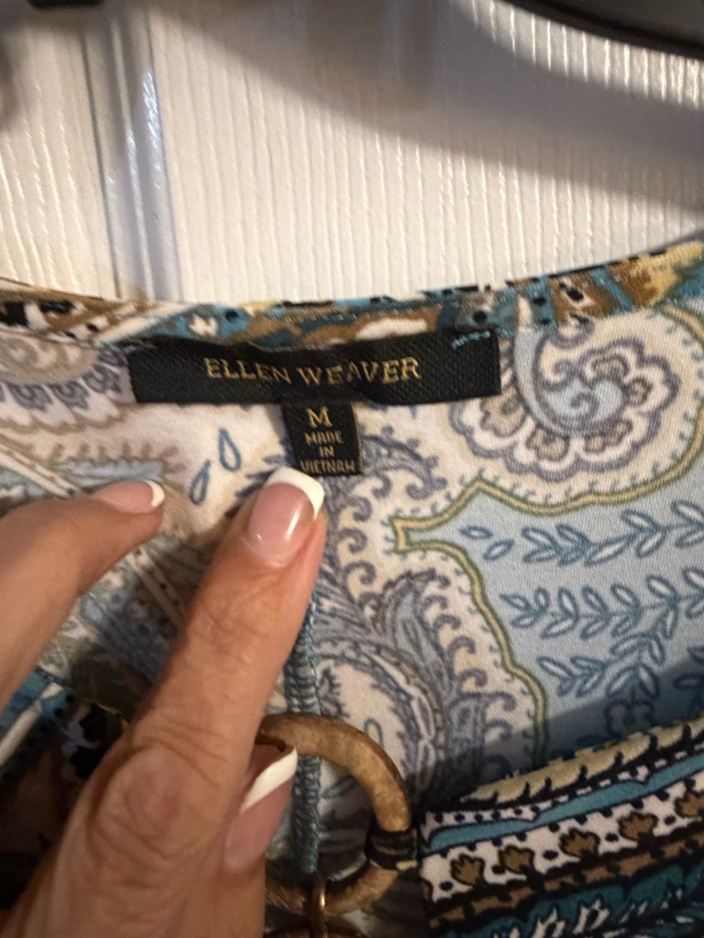 Paisley Sleeveless Maxi Dress in Teal - Unbranded - Picture 3 of 3